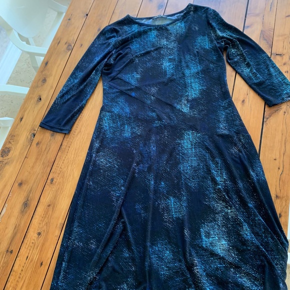 Comrags Dresses & Skirts - Blue 3/4 length sleeve Comrags dress